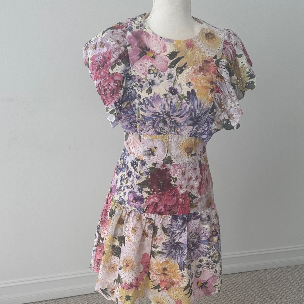 Express Floral Multicolor Dress